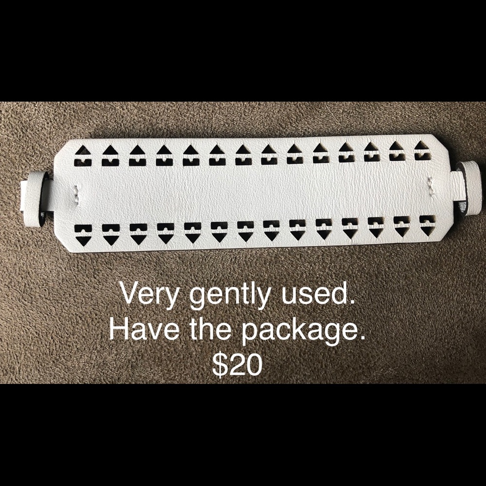 KEEP Collective Perforated wide cuff.